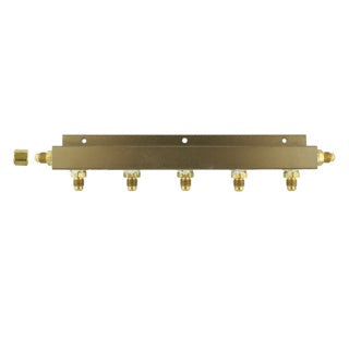 Air Distributor, 5-way 1/4 MFL (no Check Valves)