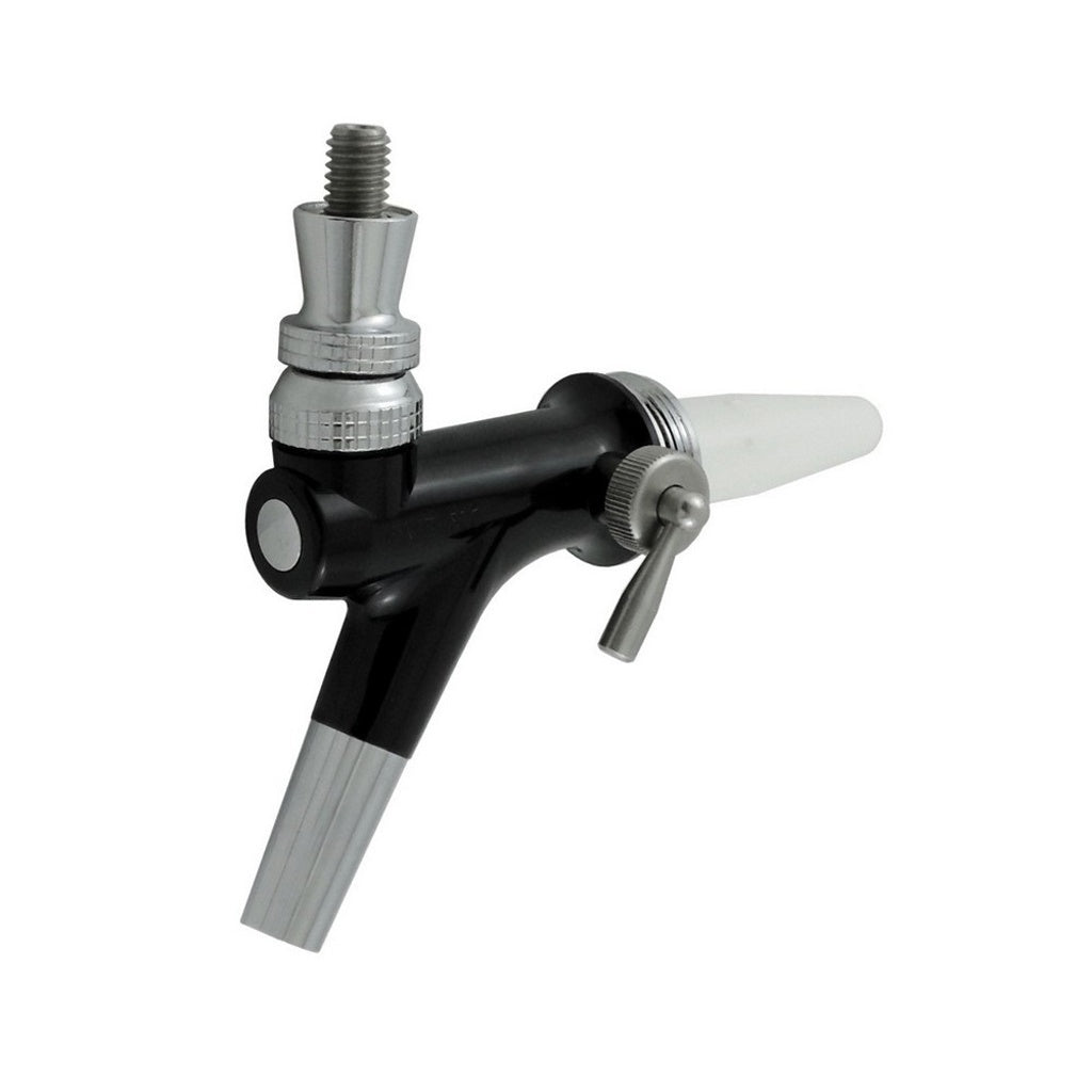 FLOW CONTROL FAUCET-SELF CLOSING (BLACK - 304 S/S)