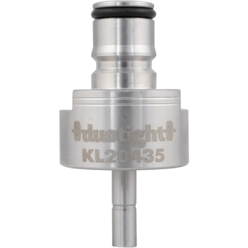 Carbonation and Line Cleaning Ball Lock Quick Disconnect (QD) Cap - Stainless - Duotight Compatible