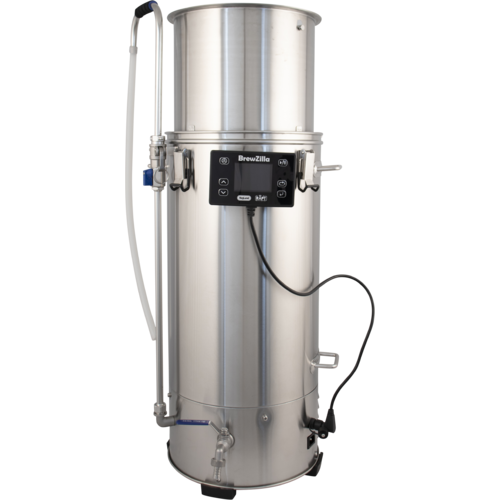 BrewZilla All Grain Brewing System | Gen 4 | Integrated Pump | Includes Wort Chiller | Wifi | Bluetooth| Rapt | 35L | 9.25G | 110V