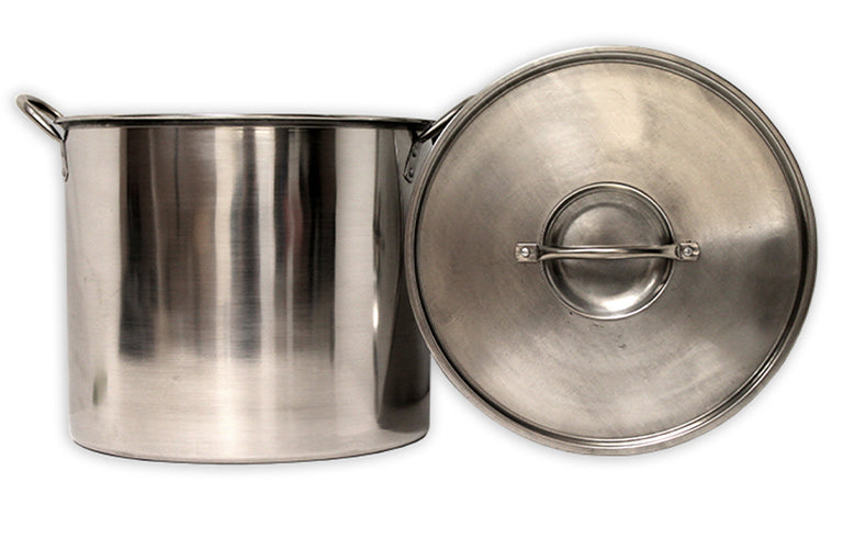 5 Gallon Stainless Steel Pot w/ Lid ECO-POT 20 QUART STAINLESS STEEL BOILING POT WITH LID