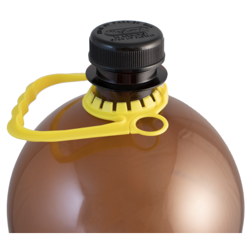 KegLand Oxebar Mono PET Keg | Plastic Reusable Bottle | Cary Handle & Reusable Screw Cap Included | 2.1 Gallons | 8L