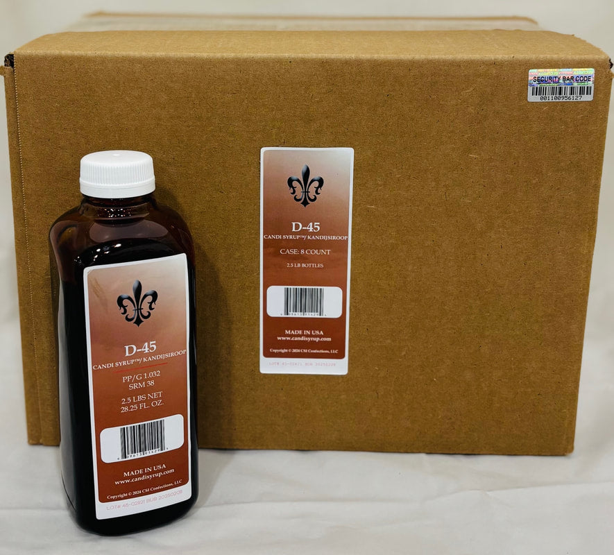 D-45 Belgian Candi Syrup 45 Lovibond - 2.5 lb bottle