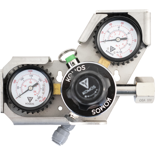 Gauge Cage for Komos Double Gauge Regulator
