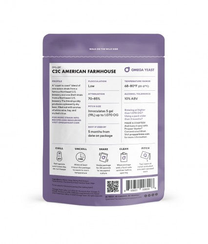 Omega Yeast Labs OYL-217 C2C American Farmhouse